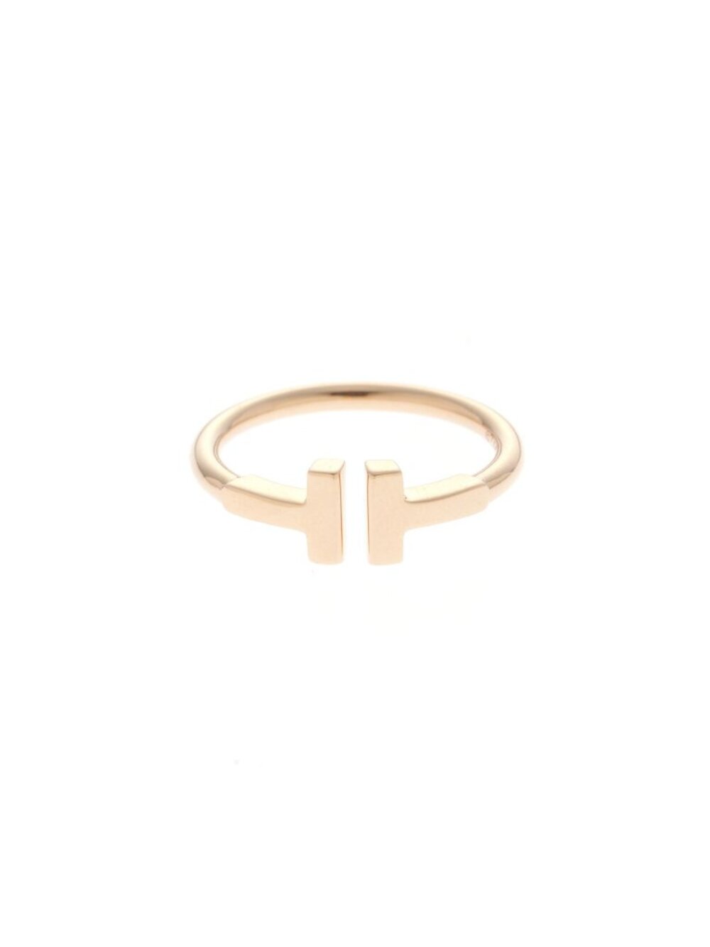 Tiffany & Co T Wire Ring 18k Yellow Gold